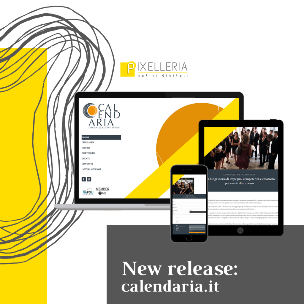 Pixelleria realizza il sito di Calendaria